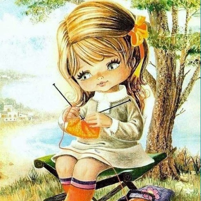 Рукоделие картинка для детей, днем
